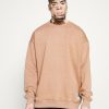 Clothing * | Mennace Reclaim Oversized Unisex Sweatshirt Brown