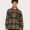 Clothing * | Mennace Brush Check Overshirt Summer Jacket Green