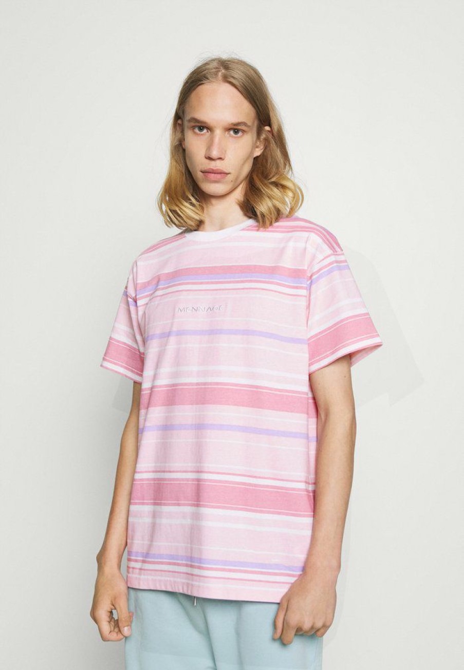 Clothing * | Mennace Unisex Sundaze Print T-Shirt Pink