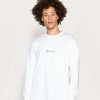 Clothing * | Mennace Essential Signature Tee Long Sleeved Top White