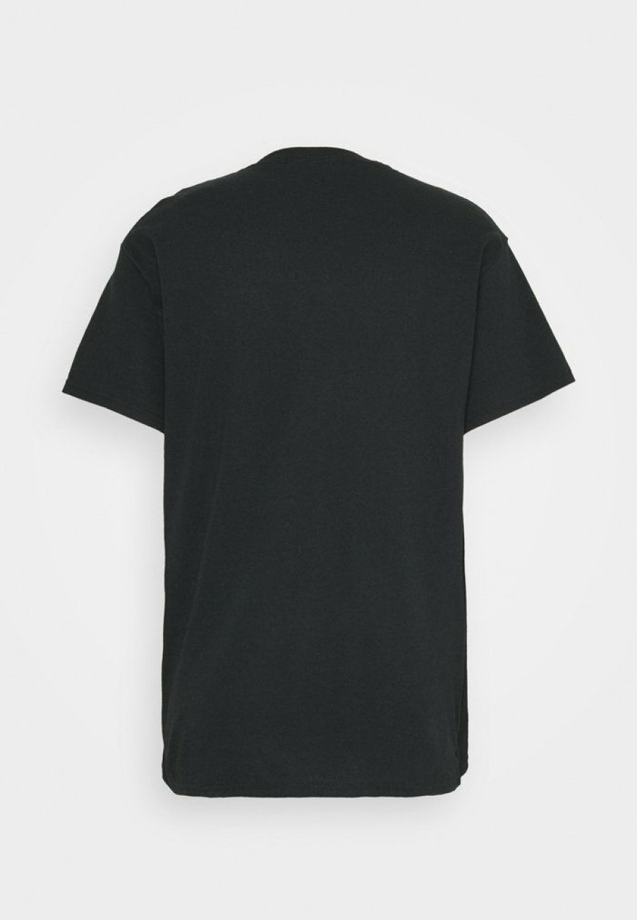 Clothing * | Mennace Print T-Shirt Black