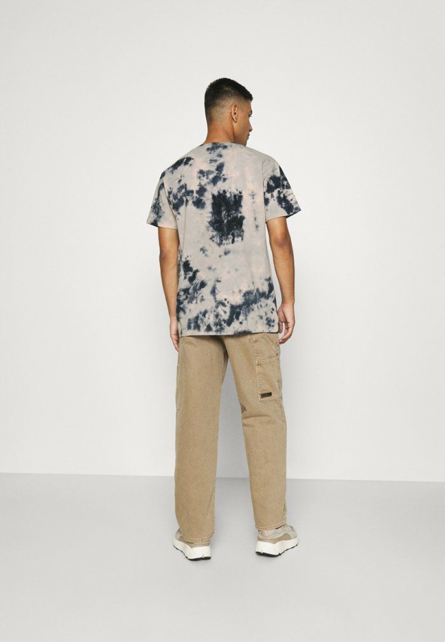 Clothing * | Mennace Rosebowl Tie Dye Regular Print T-Shirt Multi