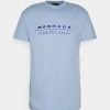 Clothing * | Mennace Club Unisex Print T-Shirt Light Blue