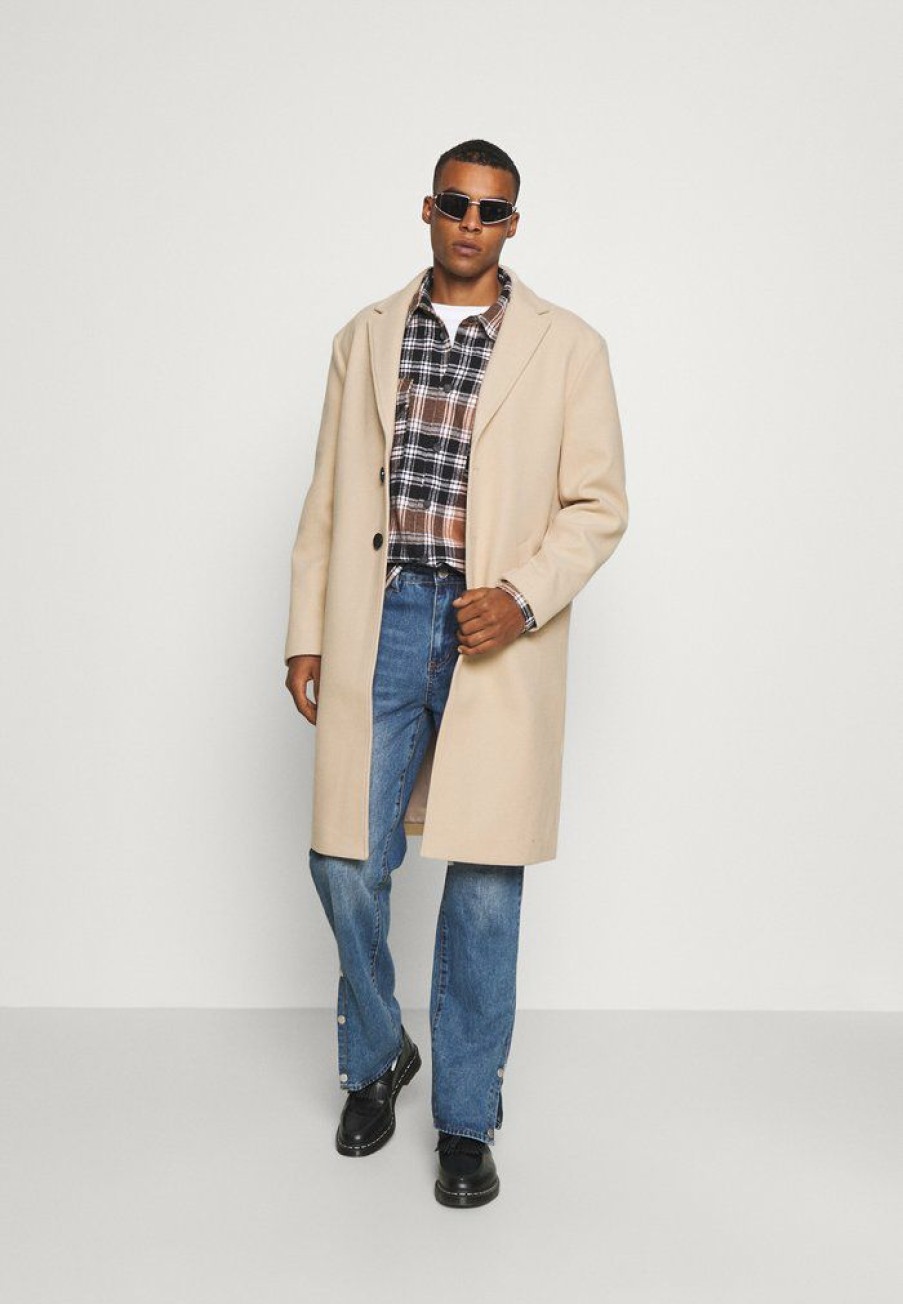 Clothing * | Mennace Hennessey Coat Classic Coat Beige