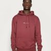 Clothing * | Mennace Essential Sig Hoodie Unisex Hoodie Burgundy