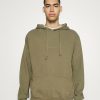 Clothing * | Mennace Washed Primary Hoodie Khaki