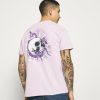 Clothing * | Mennace On The Run Skull Regular Print T-Shirt Pink