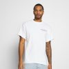 Clothing * | Mennace Biggie Back Oversized Washed Tee Print T-Shirt White Washed