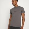 Clothing * | Mennace Essential Regular Tee Basic T-Shirt Charcoal