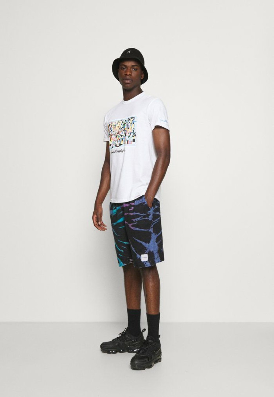 Shirt * | Mennace Sundaze Tie Dye Regular Short Shorts Multi