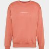 Clothing * | Mennace Essential Regular Unisex Sweatshirt Salmon