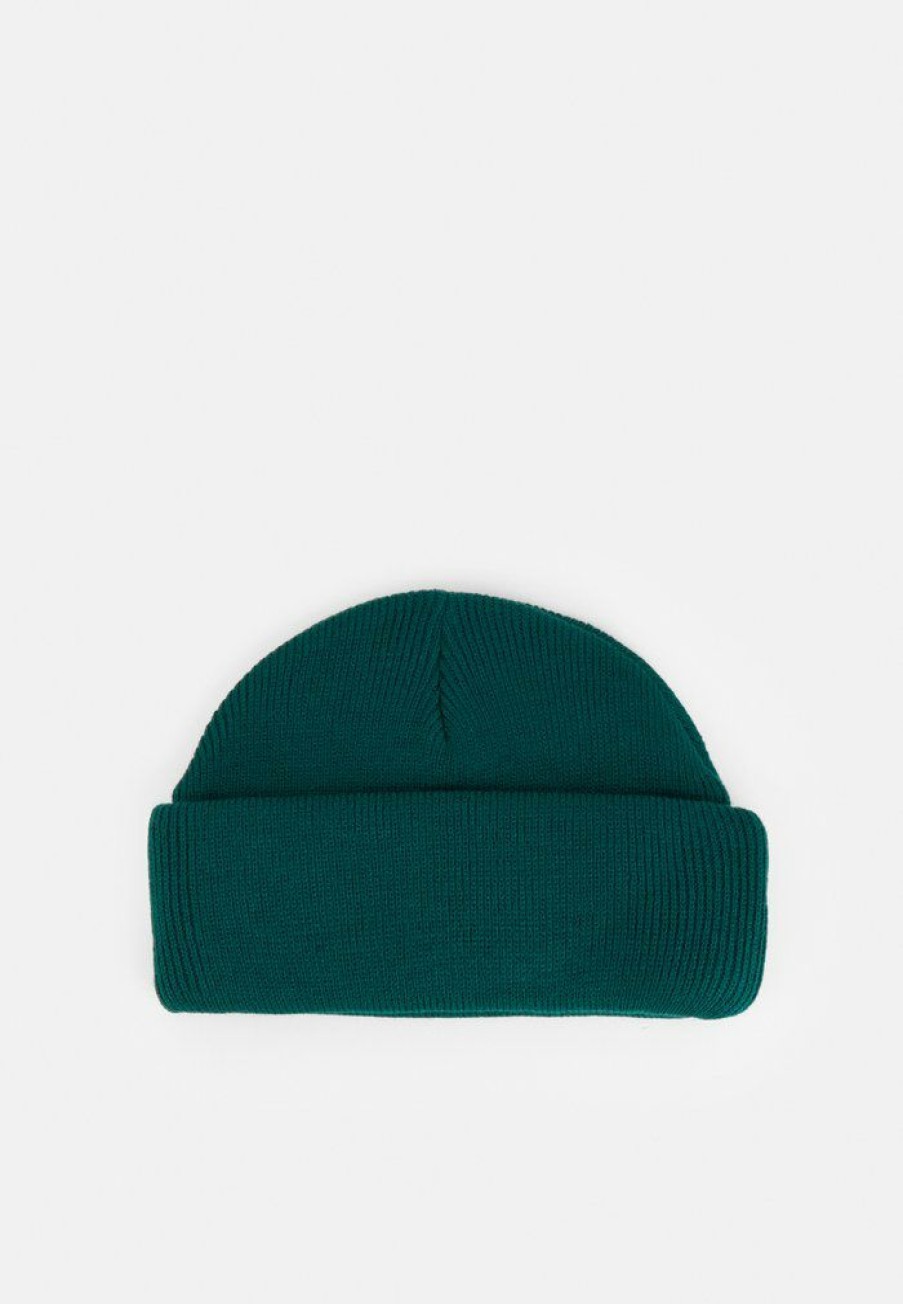 Accessoires * | Mennace Mini Roll Beanie With Tab Unisex Beanie Green