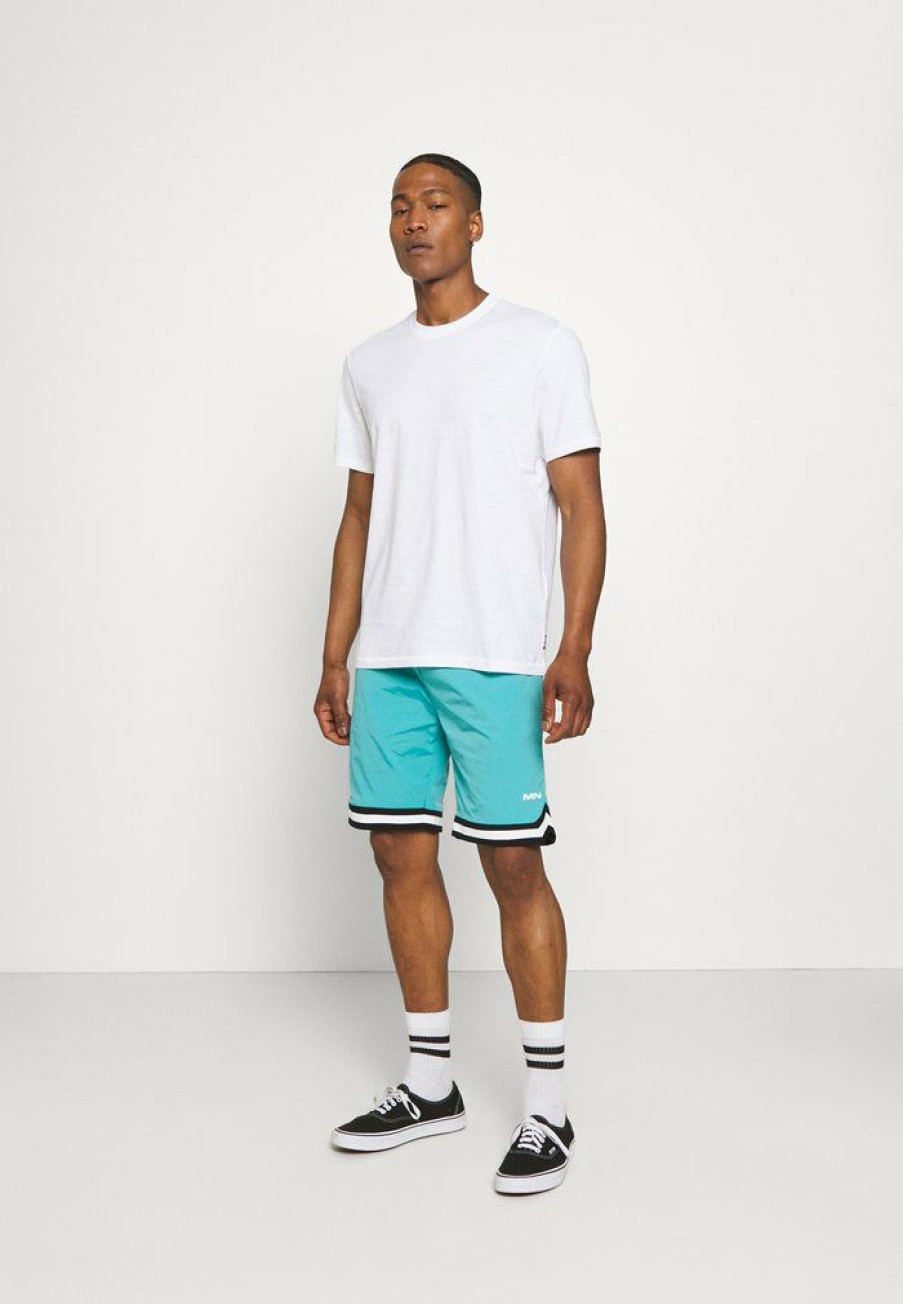 Shirt * | Mennace Taped Basketball Shorts Light Blue