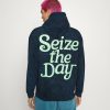 Clothing * | Mennace Seize The Day Hoodie Sweatshirt Black