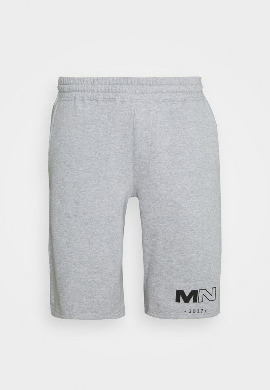 Shirt * | Mennace Club Drawcord Tracksuit Bottoms Grey Marl