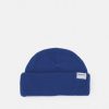 Accessoires * | Mennace Mini Roll Beanie With Tab Unisex Beanie Blue