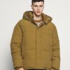 Clothing * | Mennace Hennessey Hooded Puffer Jacket Winter Jacket Light Brown