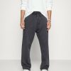 Shirt * | Mennace Loose Fit Jogger Tracksuit Bottoms Dark Grey