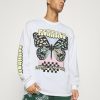 Clothing * | Mennace Mesundaze Butterfly Long Sleeved Top White