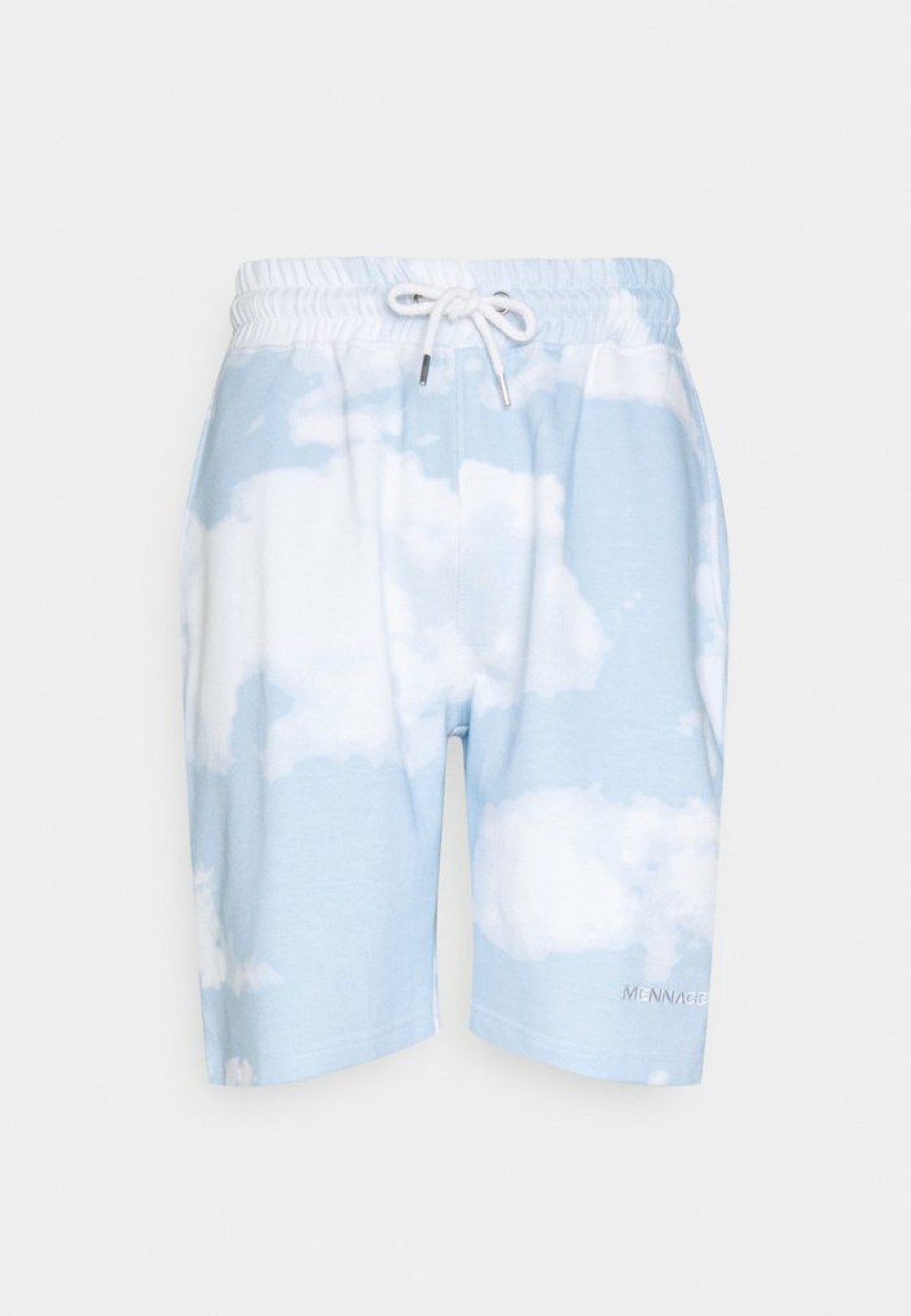 Shirt * | Mennace Sundaze Cloud Regular Unisex Shorts Blue