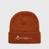 Accessoires * | Mennace Signature Beanie Unisex Beanie Tan