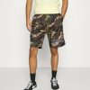 Shirt * | Mennace Camo Pull On Shorts Khaki