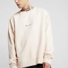 Clothing * | Mennace Essential Boxy Unisex Sweatshirt Beige