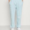 Shirt * | Mennace Sundaze Face Tracksuit Bottoms Light Blue