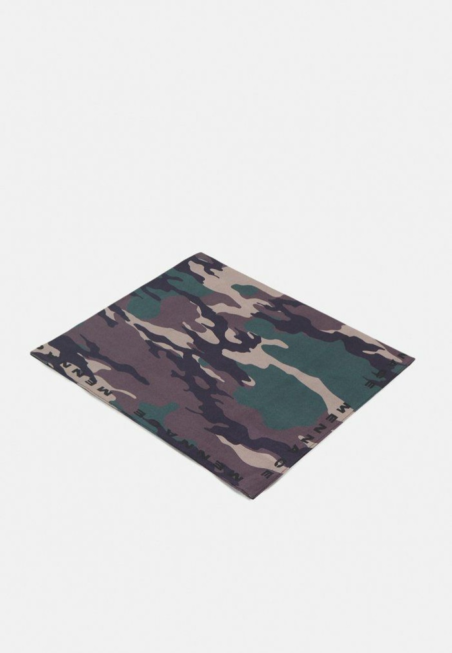 Accessoires * | Mennace Bandana Unisex Foulard Khaki