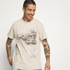 Clothing * | Mennace Rosebowl Van Gogh Print T-Shirt Off White