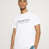 Clothing * | Mennace Club Tennis Court Unisex Print T-Shirt White