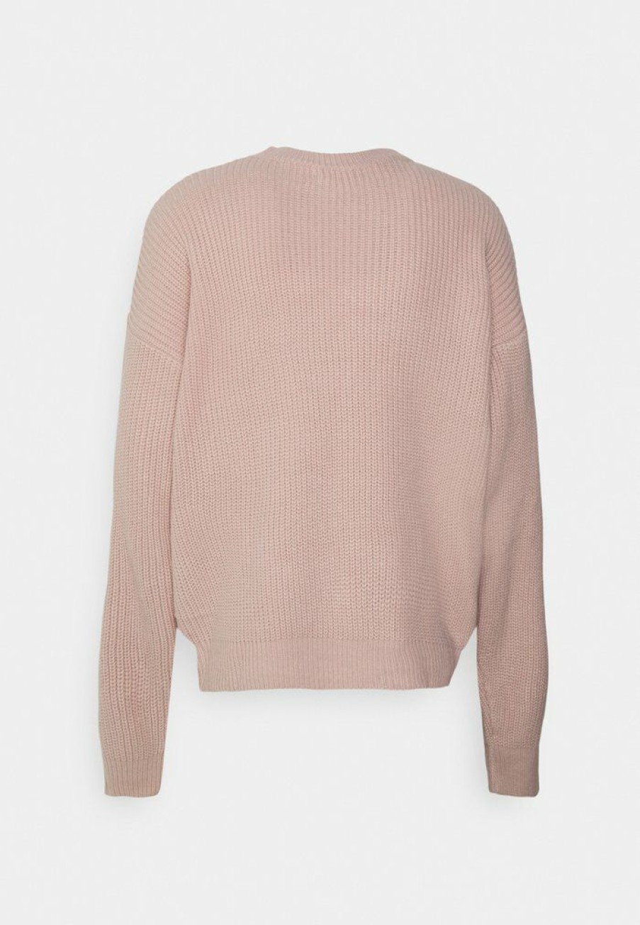 Clothing * | Mennace Unisex Jumper Dusty Pink