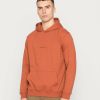 Clothing * | Mennace Essential Hoodie Unisex Hoodie Burnt Orange