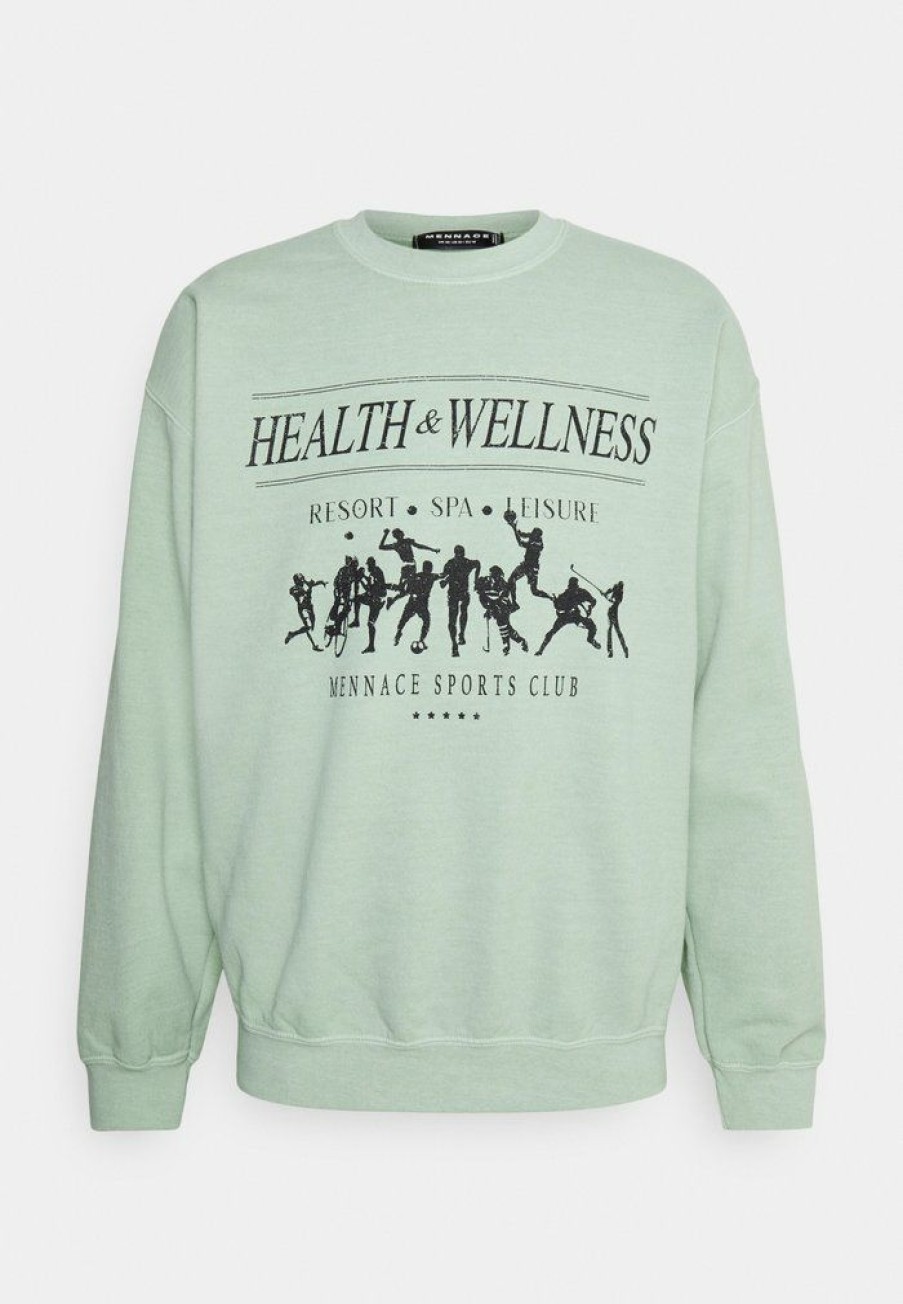 Clothing * | Mennace Health Wellness Sweatshirt Green