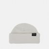 Accessoires * | Mennace Mini Roll Beanie With Tab Unisex Beanie Off White