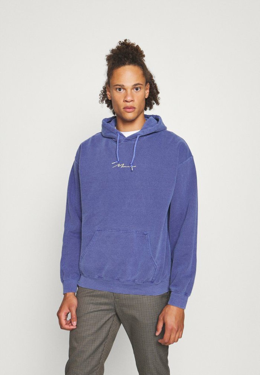 Clothing * | Mennace Multi Distort Sweatshirt Blue