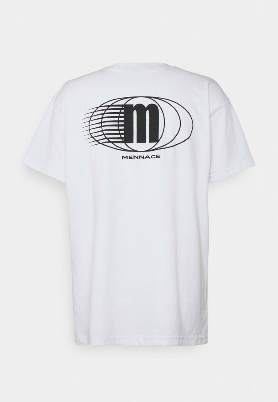 Clothing * | Mennace Fade Regular Unisex Print T-Shirt White