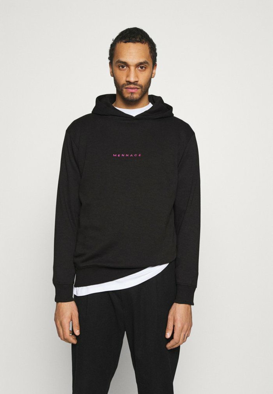 Clothing * | Mennace Essential Regular Hoodie Unisex Hoodie Black