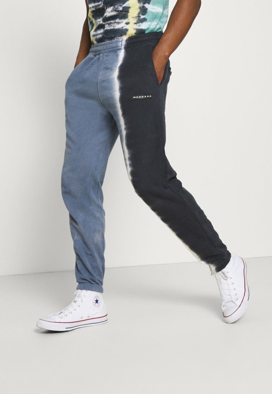 Shirt * | Mennace Split Dye Regular Jogger Tracksuit Bottoms Grey