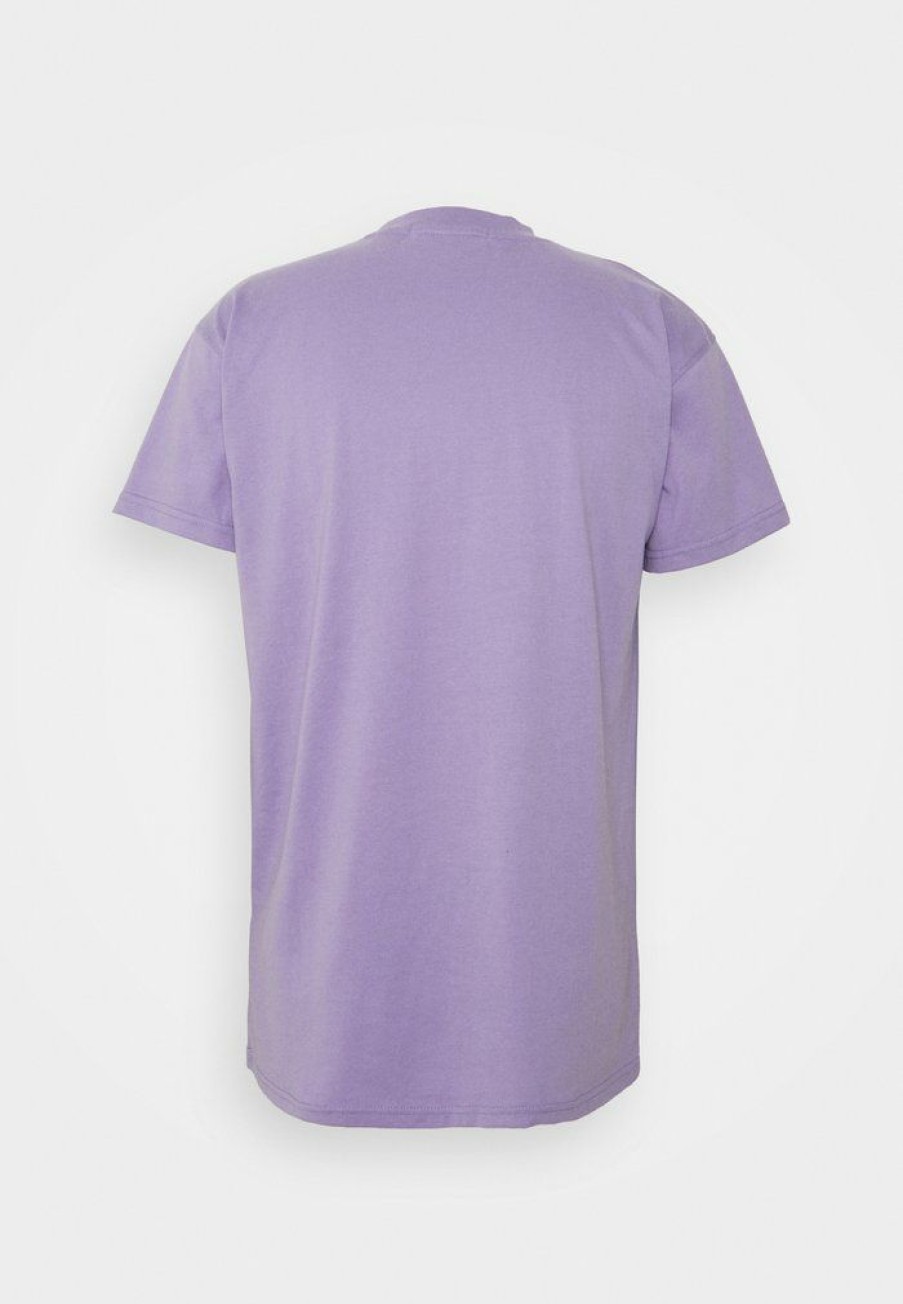 Clothing * | Mennace Essential Regular Unisex Print T-Shirt Lilac