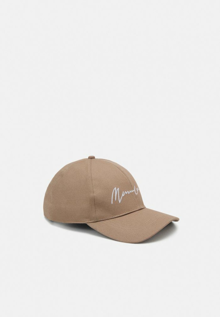 Accessoires * | Mennace Embroidered Logo Unisex Cap Beige