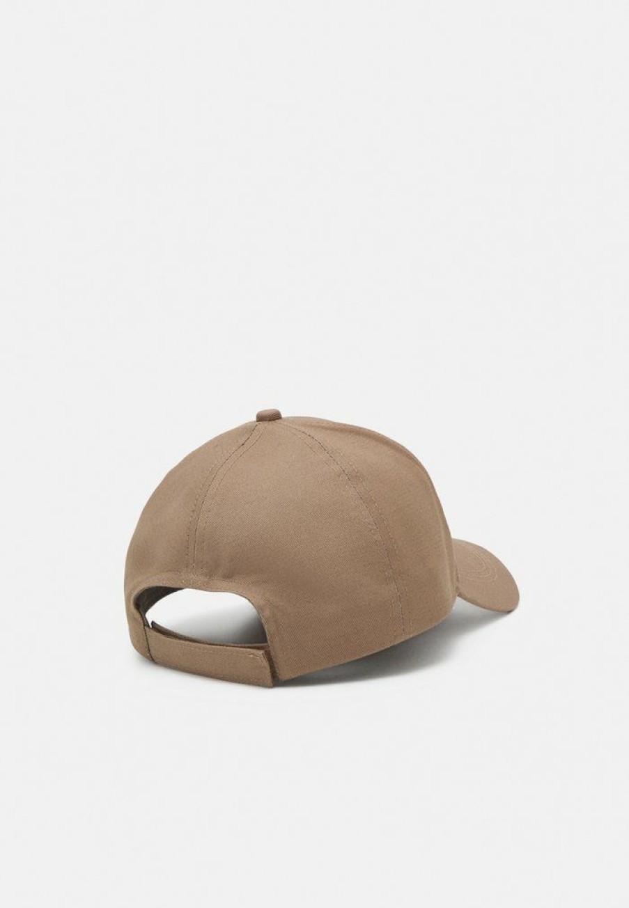 Accessoires * | Mennace Embroidered Logo Unisex Cap Beige