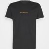 Clothing * | Mennace Essential Print T-Shirt Black