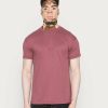 Clothing * | Mennace Unisex Essential Regular Basic T-Shirt Burgundy