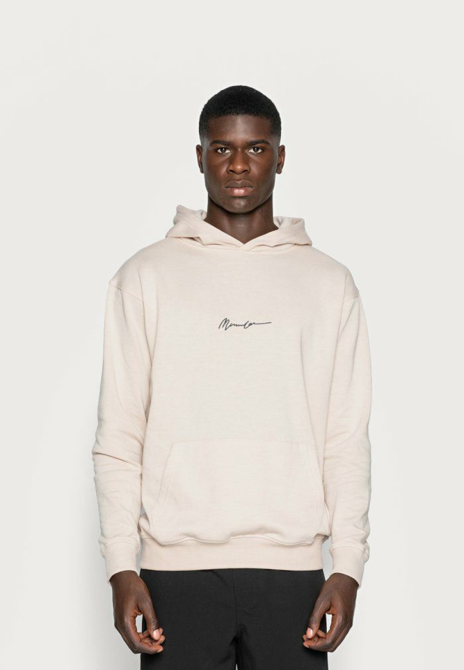 Clothing * | Mennace Essential Sig Hoodie Unisex Hoodie Beige