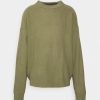 Clothing * | Mennace Oversized Jumper Unisex Jumper Green