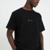 Clothing * | Mennace Essential Regular Relaxed Sig Tee Unisex Basic T-Shirt Black