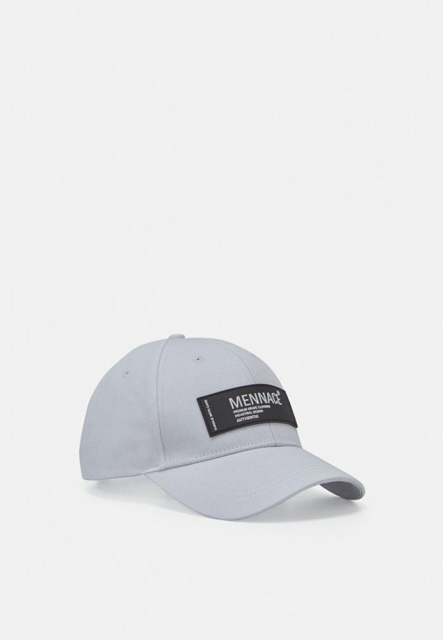 Accessoires * | Mennace Badge Baseball Cap White