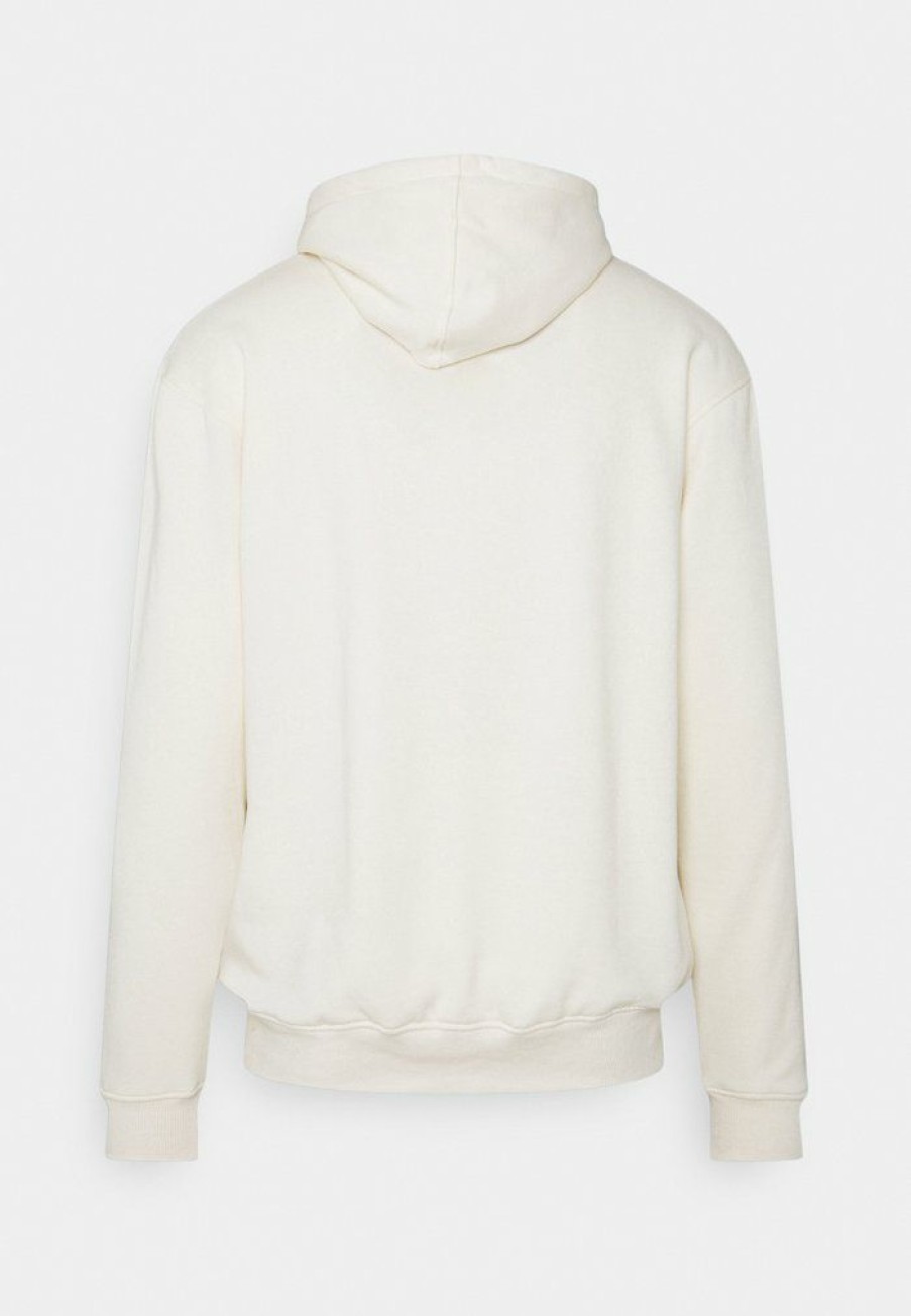 Clothing * | Mennace Aftermath Badge Hoodie Unisex Sweatshirt Off White