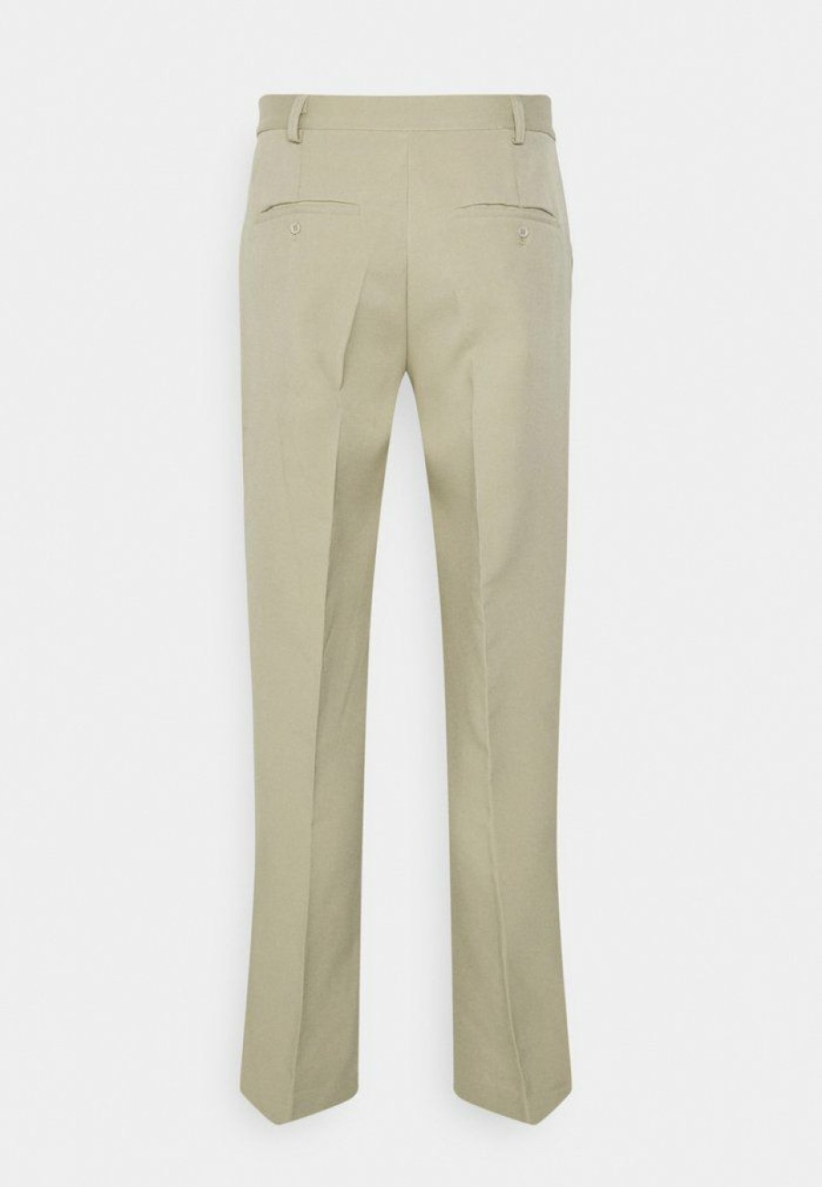 Shirt * | Mennace Straight Fit Suit Trouser Trousers Green